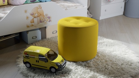 Пуф №8 Велюр Разные Цвета/Ш-420 × Г-420 × В-425 мм